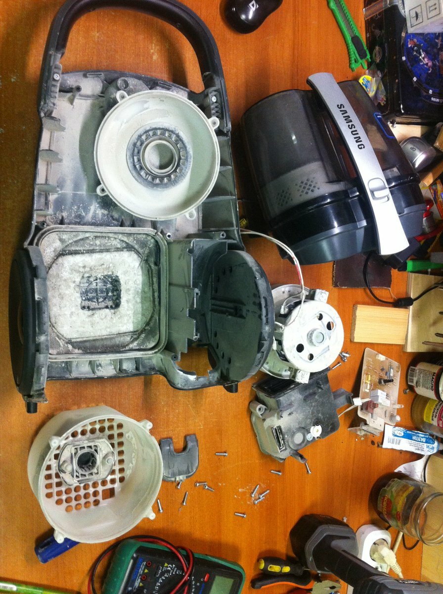 Ремонт пылесоса: Samsung