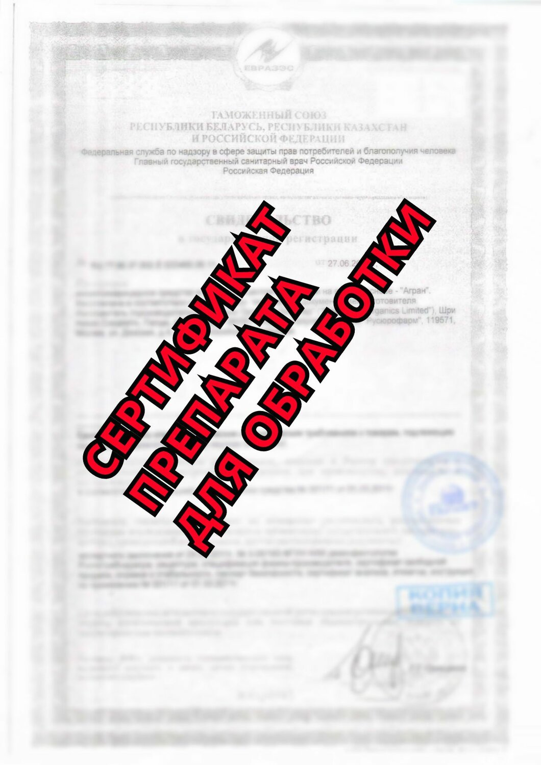 Уничтожение насекомых