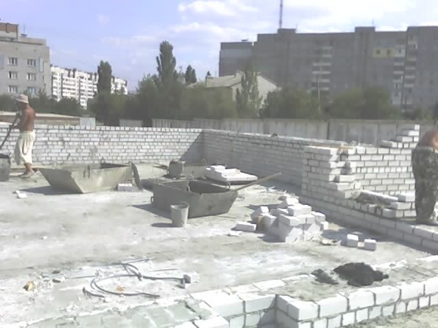 Кладка кирпича