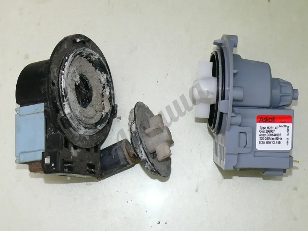 Замена сливного насоса посудомоечной машины