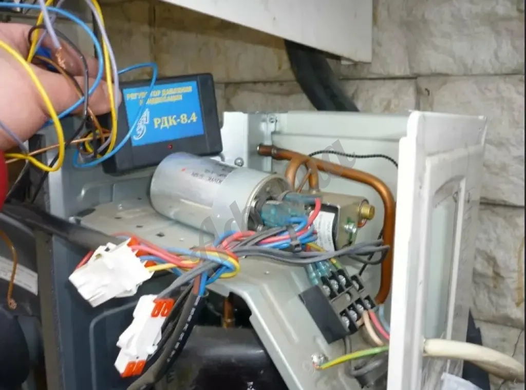 Замена конденсатора наружного блока кондиционера