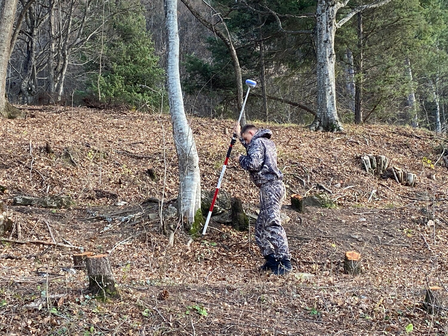 Топографическая съемка местности в масштабе 1:500
