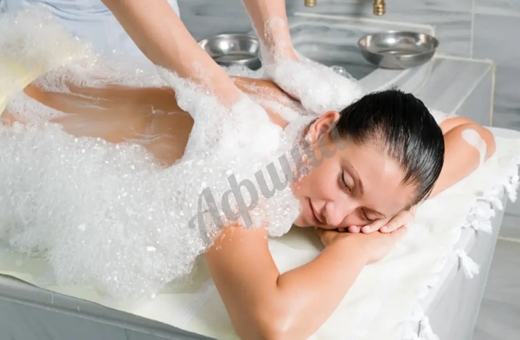 Турецкий комбинированный мыльно-солевой массаж