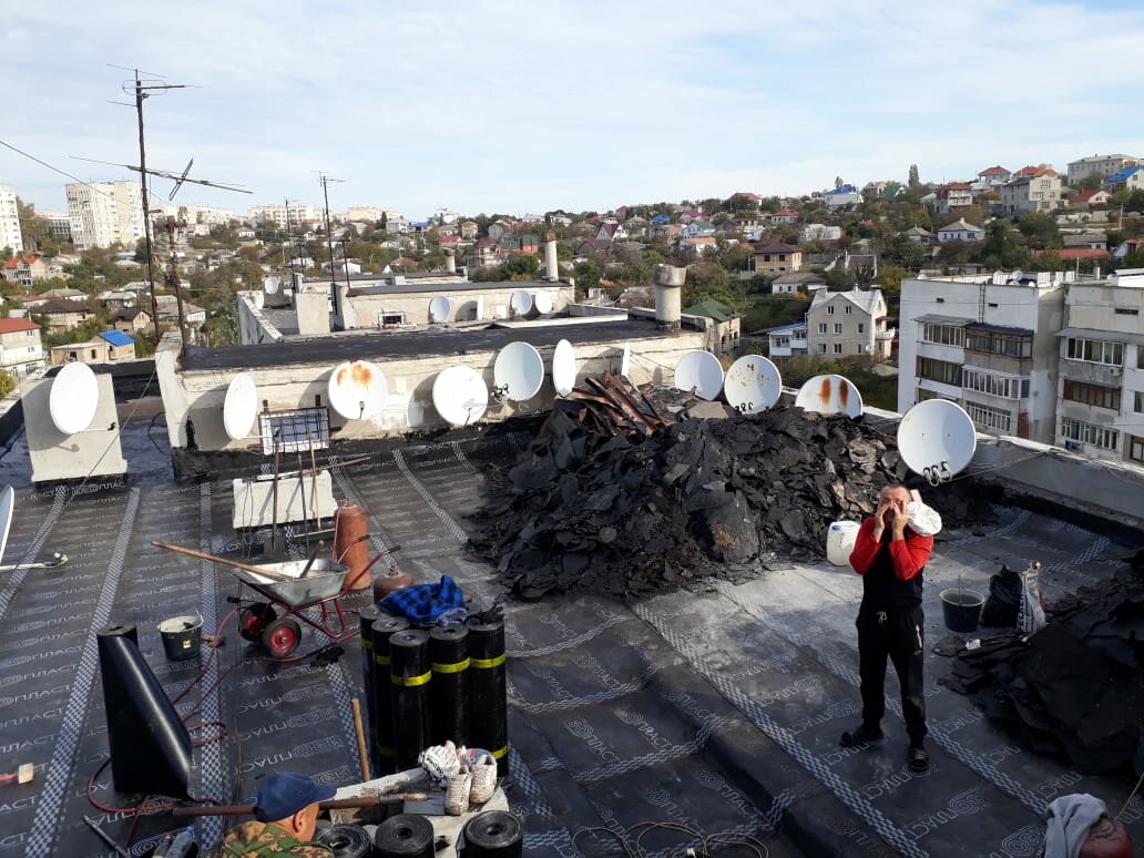 Демонтаж кровли