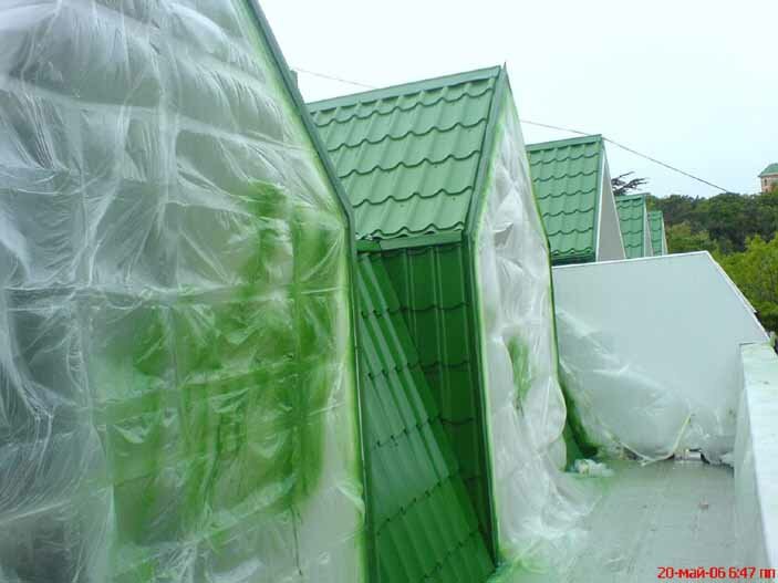 Внешняя отделка профнастилом