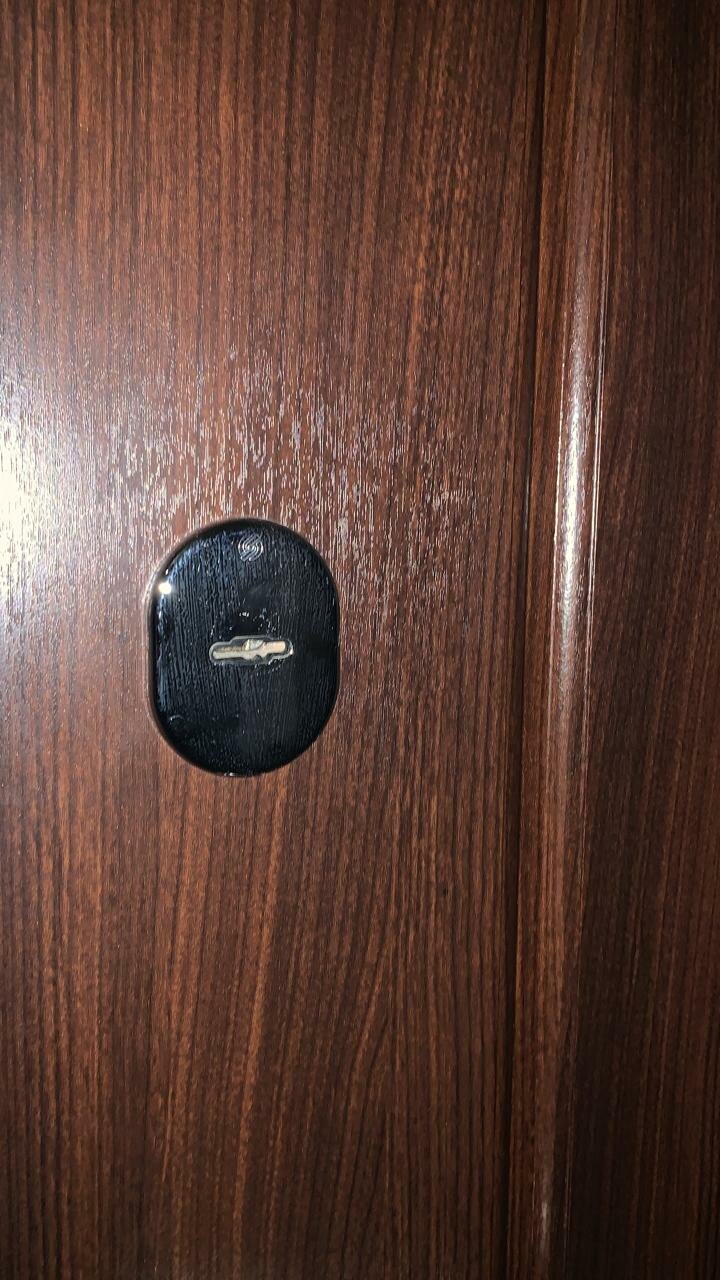 Монтаж броненакладки на дверной замок