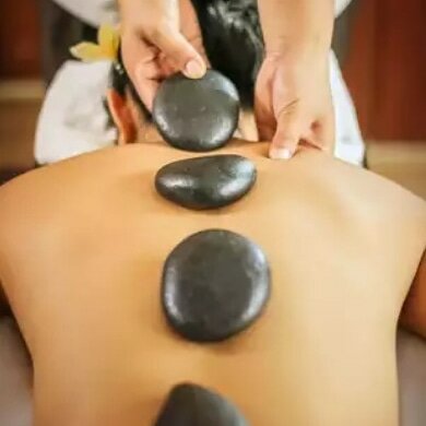 Стоун-массаж