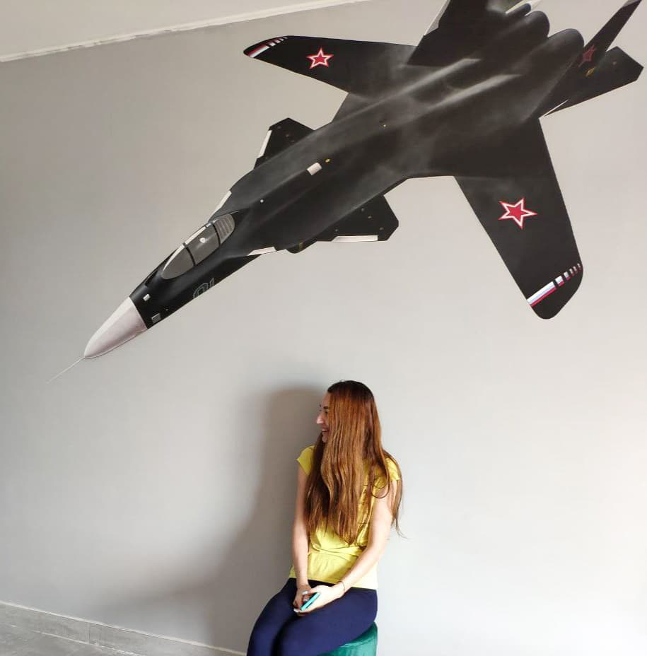 Роспись стен акрилом