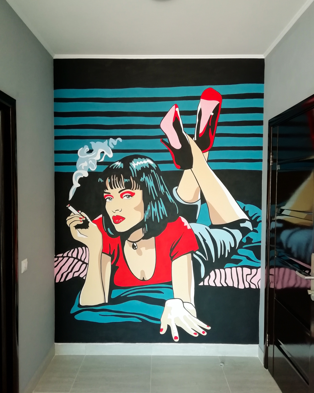 Роспись стен акрилом