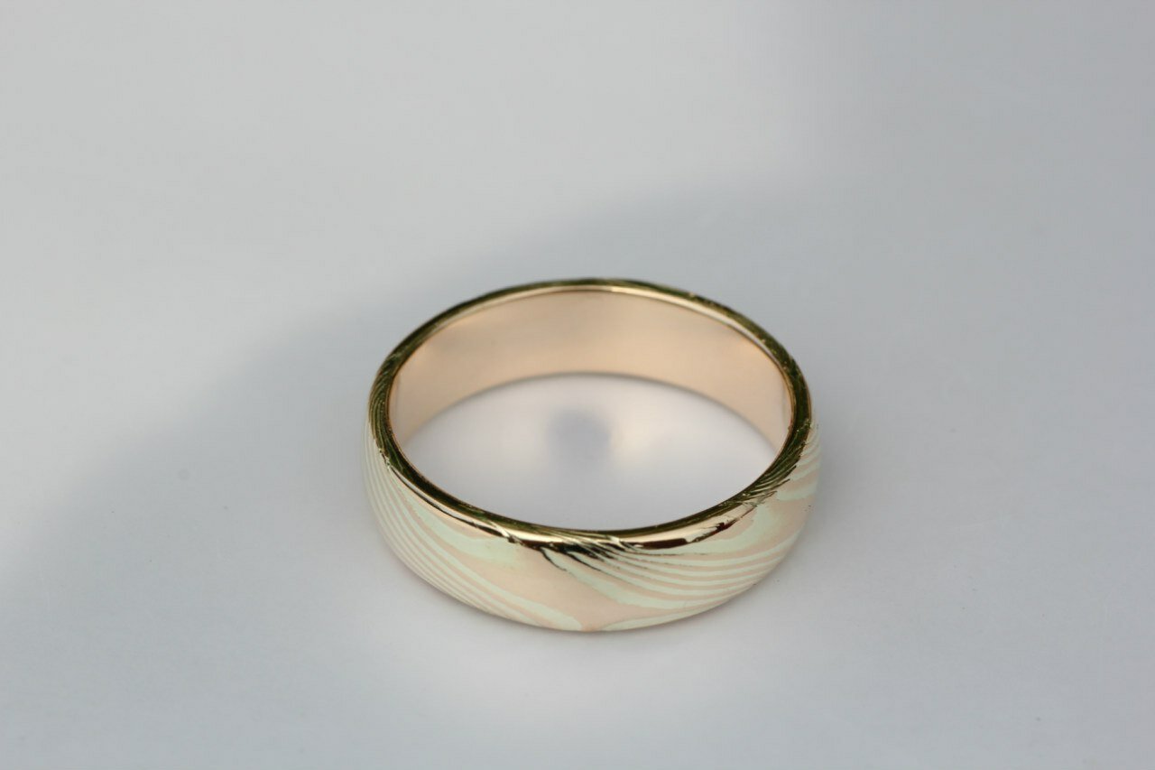 Изготовление изделий мокуме-ганэ