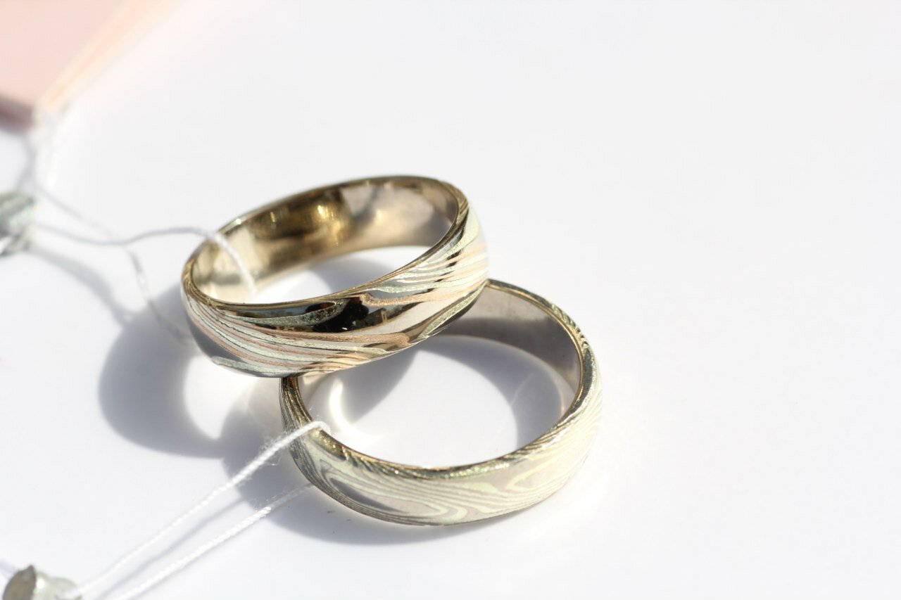 Изготовление изделий мокуме-ганэ