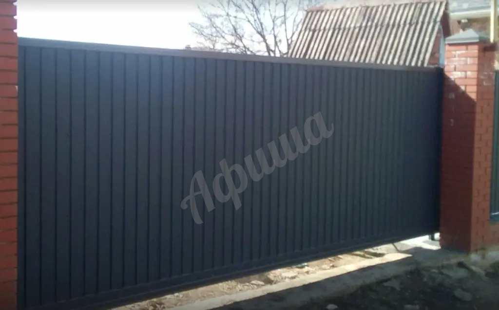 Изготовление откатных ворот