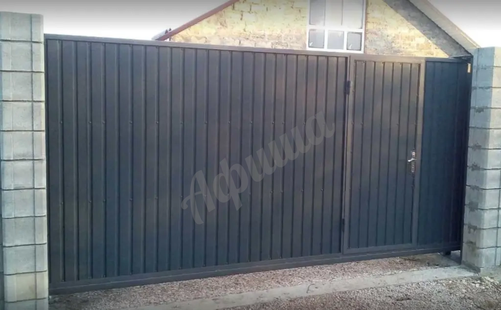 Изготовление откатных ворот