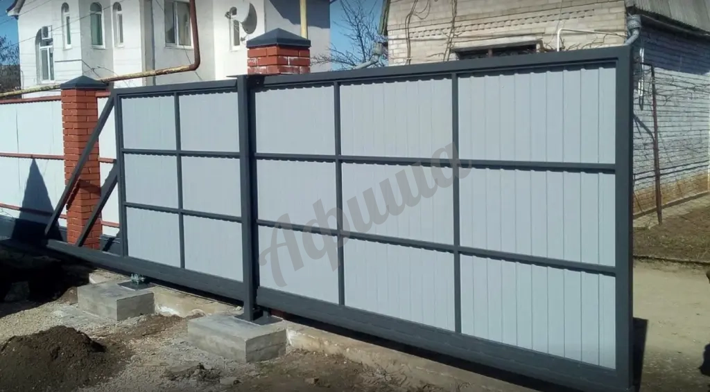 Изготовление откатных ворот