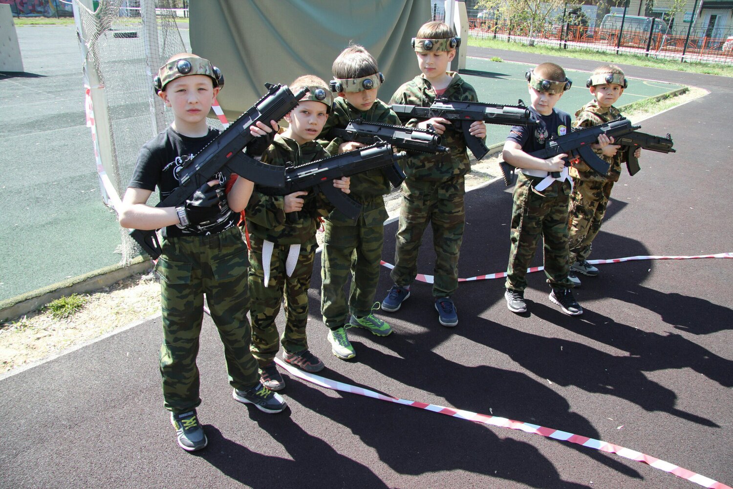 Тренировки по спортивно-тактическому лазертагу