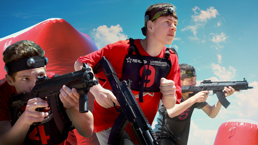 Тренировки по спортивно-тактическому лазертагу