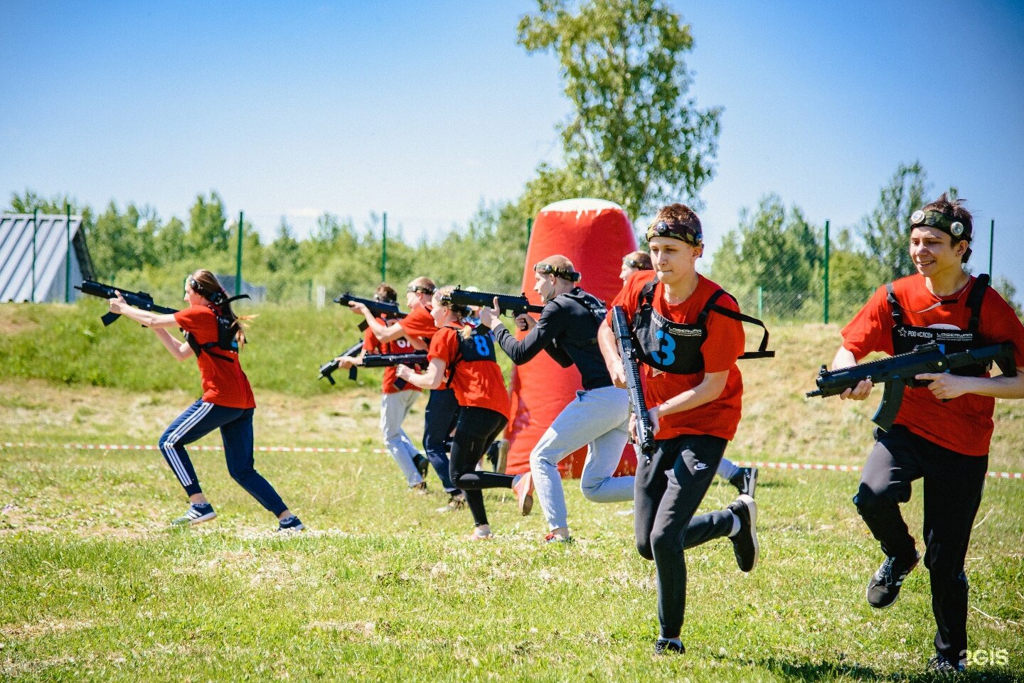 Тренировки по спортивно-тактическому лазертагу