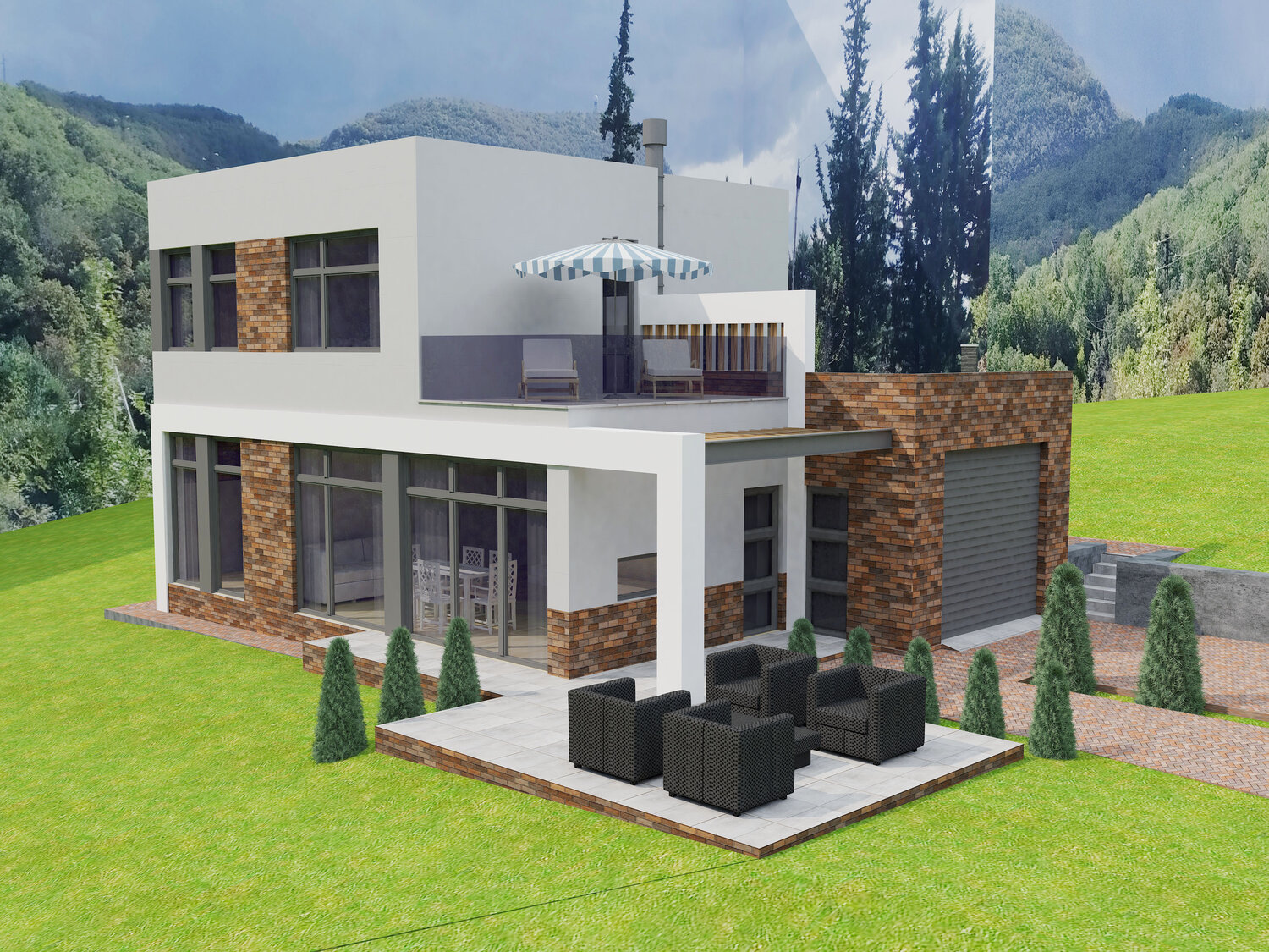 Проектирование 2-х и 3-х этажных коттеджей