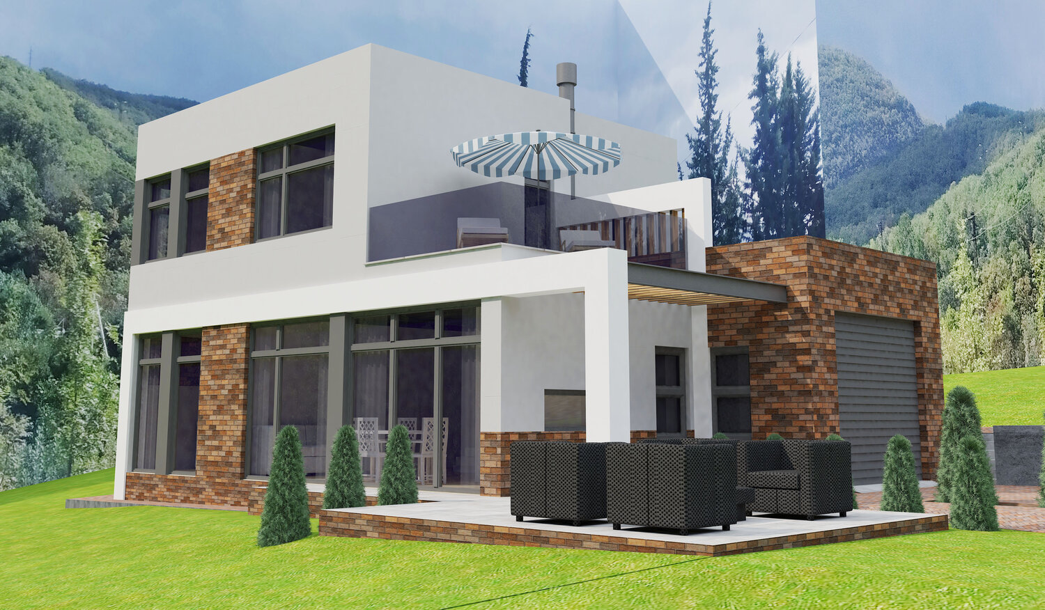 Проектирование 2-х и 3-х этажных коттеджей