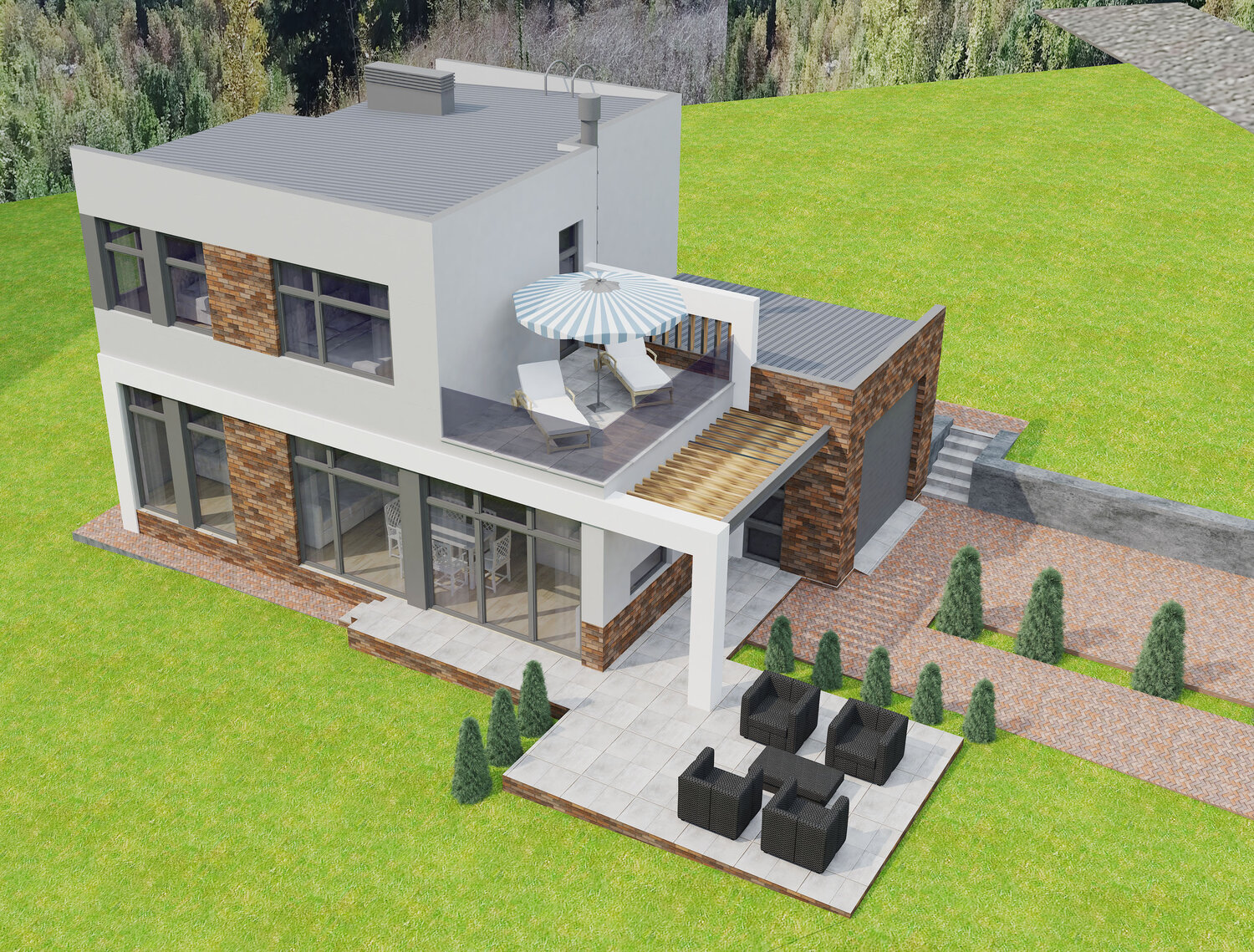 Проектирование 2-х и 3-х этажных коттеджей