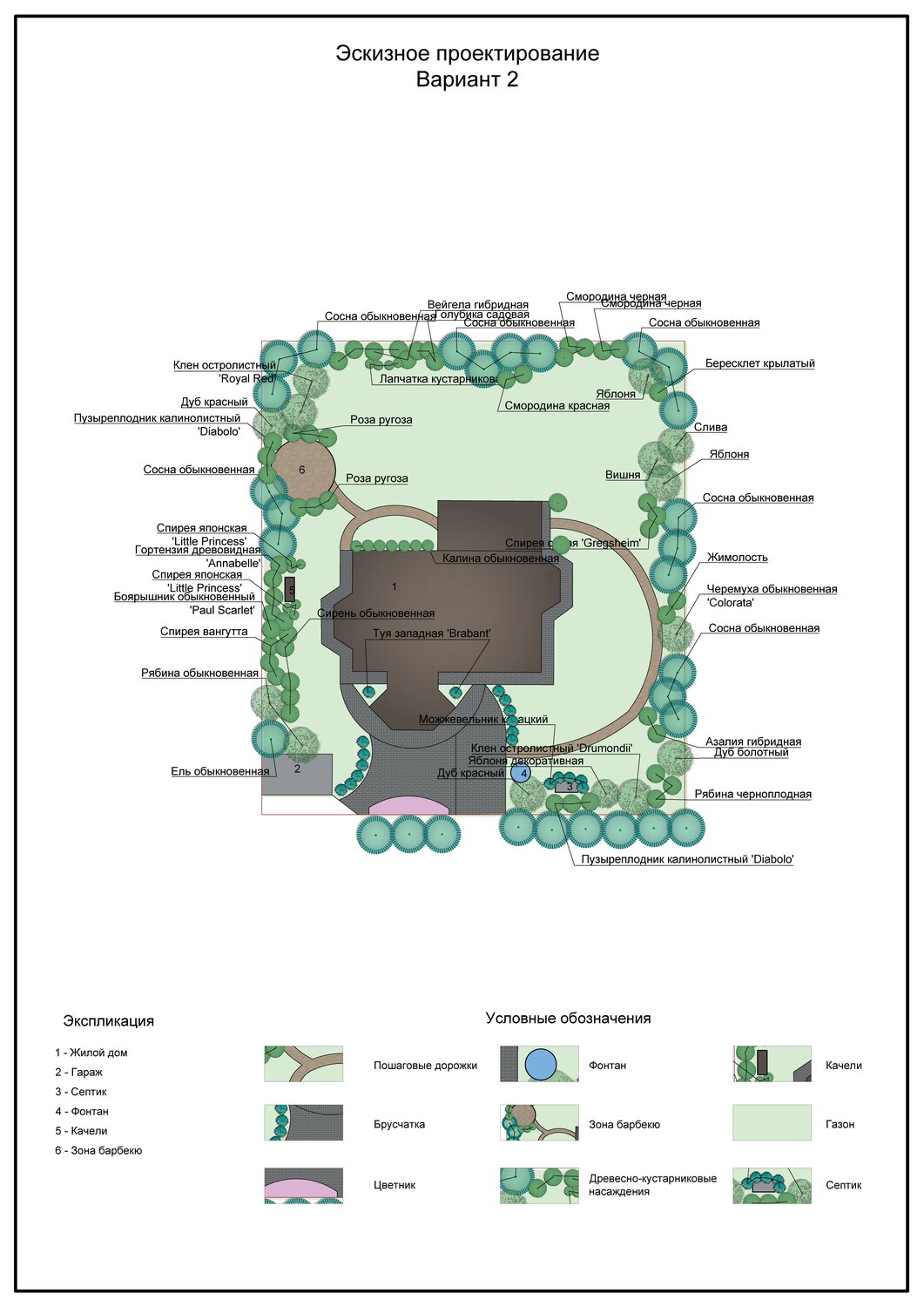 Проект озеленения