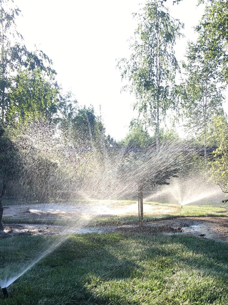 Установка системы автоматического полива