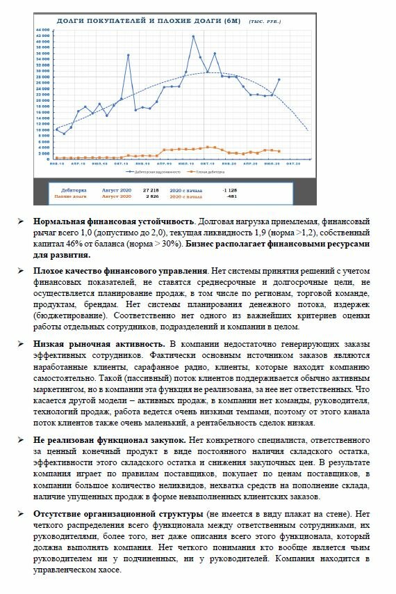 Анализ финансово-хозяйственной деятельности