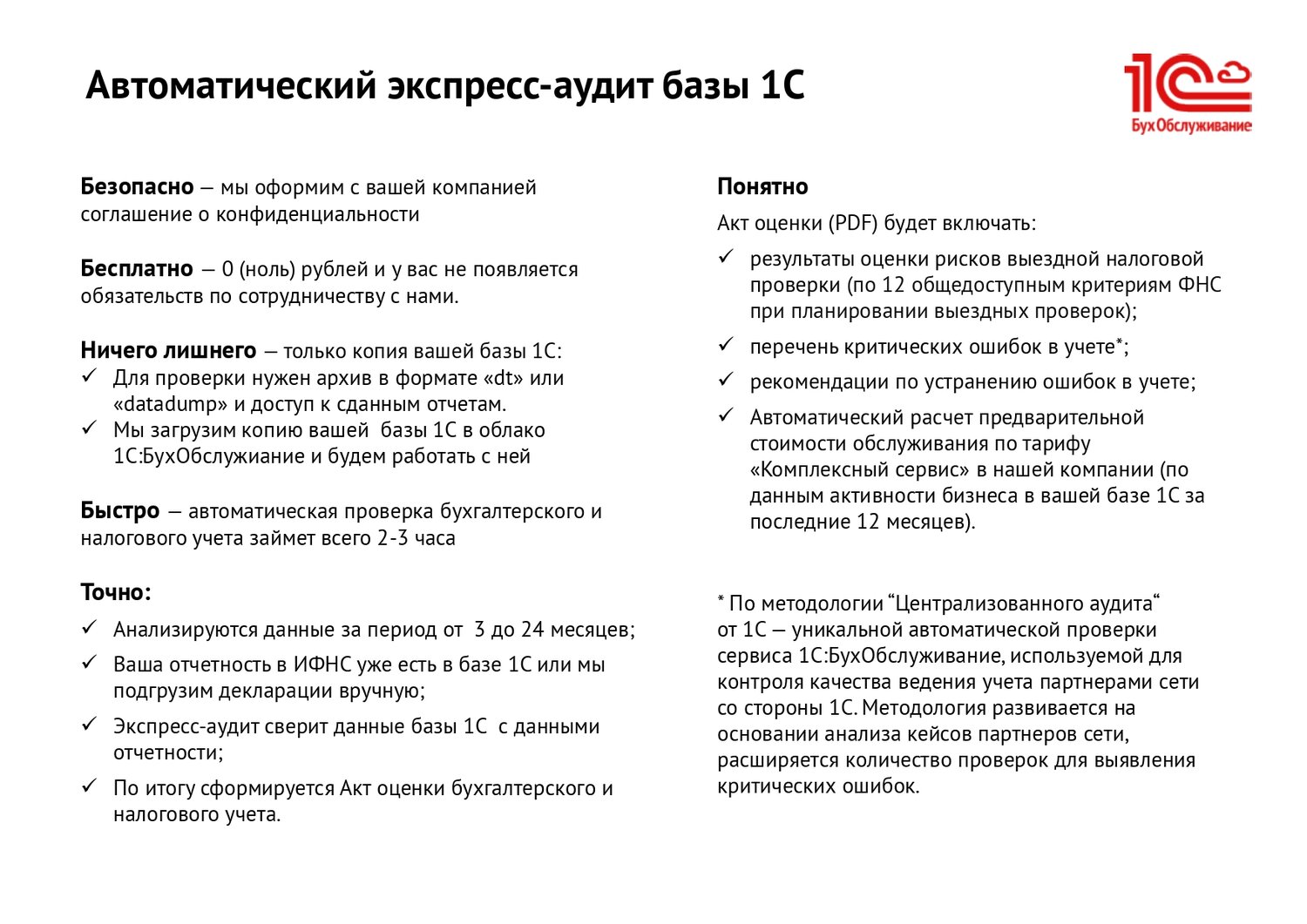 Бесплатный экспресс-аудит
