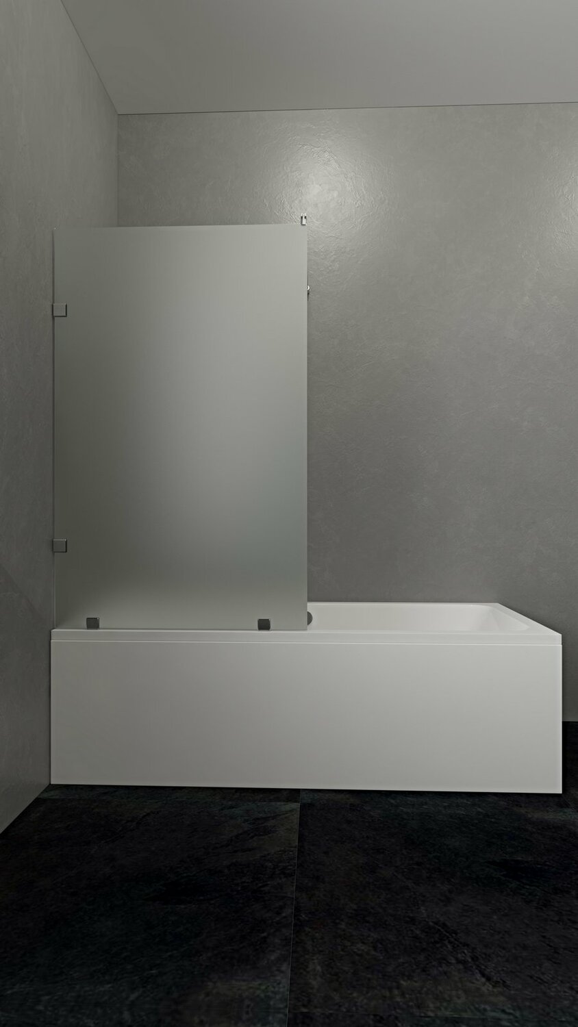 Монтаж стеклянной ширмы для ванны