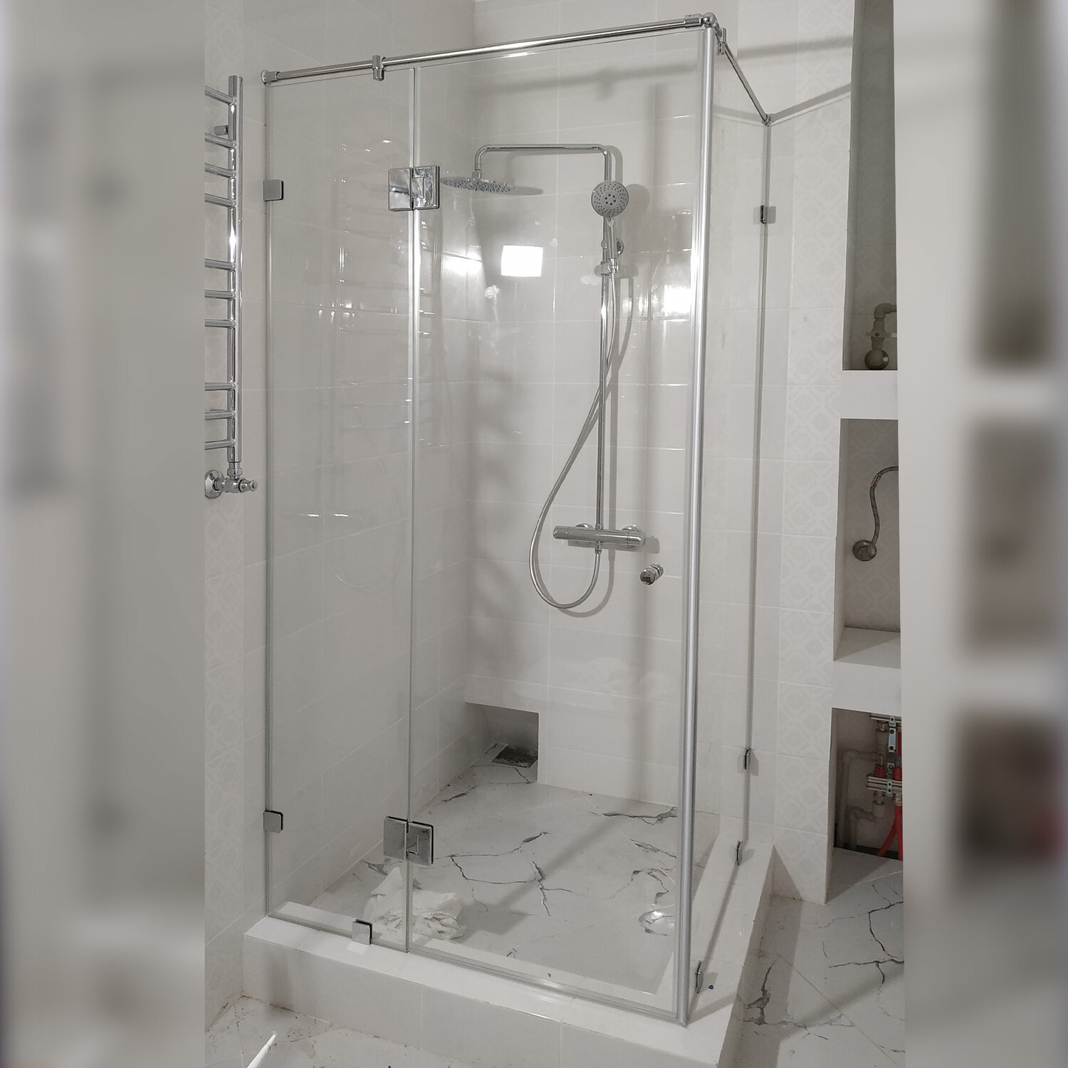 Монтаж душевой кабины