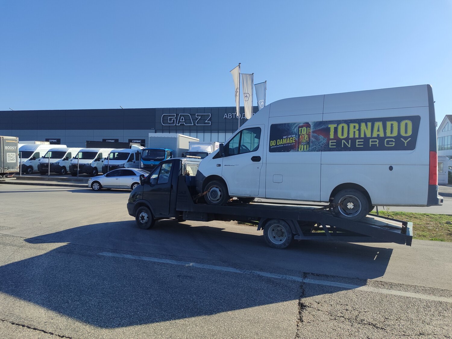 Эвакуатор для микроавтобусов