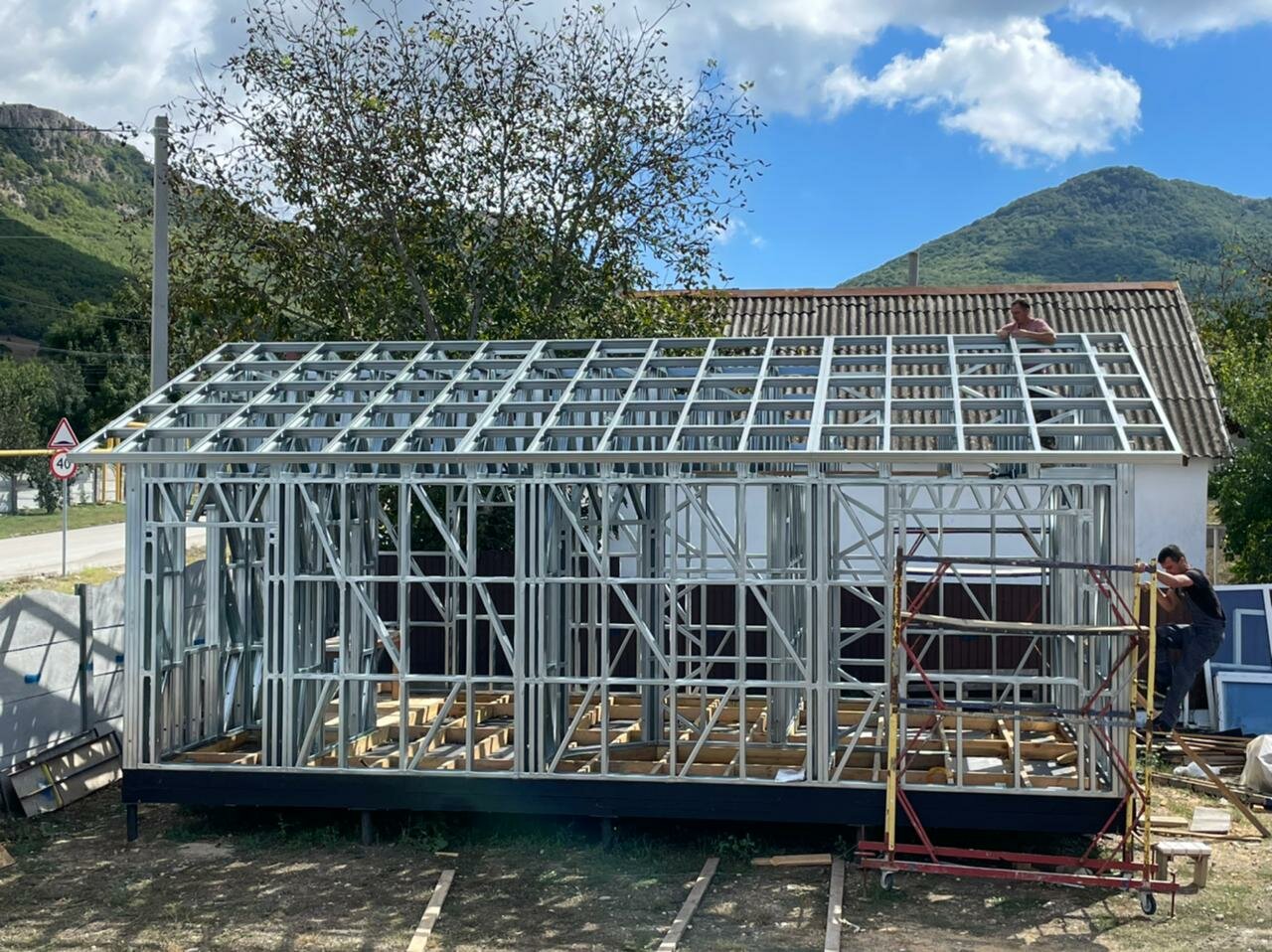 Строительство каркасного дома