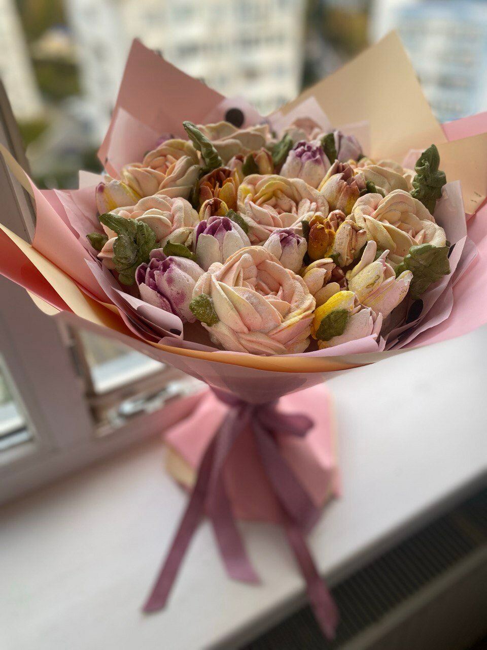 Зефирные букеты и композиции