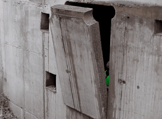 Демонтаж бетонных конструкций