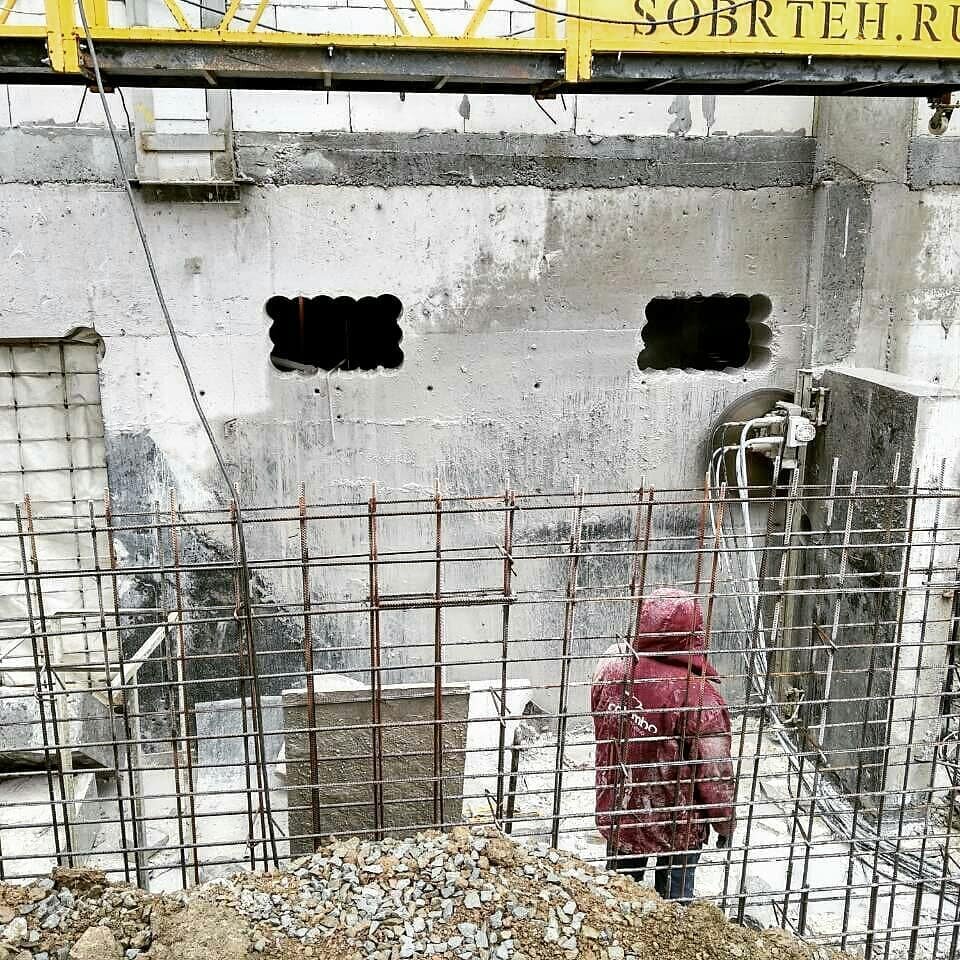 Демонтаж бетонных конструкций