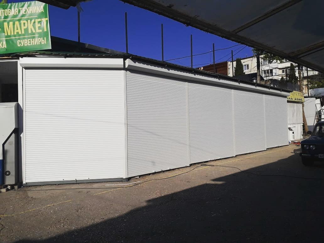 Монтаж рольставней