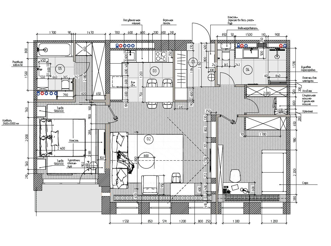 Дизайн-проект интерьера дома