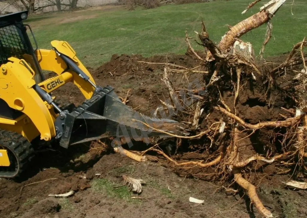 Корчёвка пней