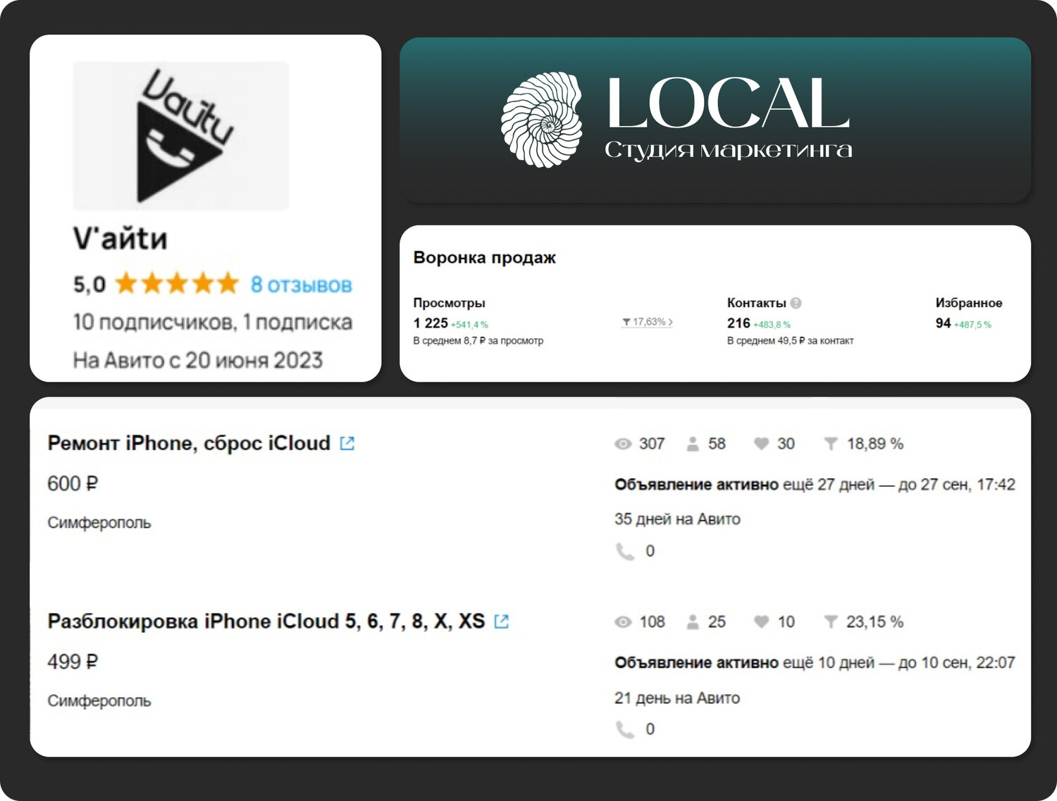 Продвижение на Авито, Авитолог.